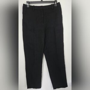 3:1 Phillip LIM Jute Trousers Pants Size 0 Black Jute Silk Lined
